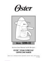 Oster 3233 Instruction Manual And Recipe Booklet