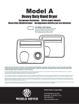 World Dryer XA54 User manual