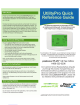 PowerStream UtilityPro Quick Reference Manual