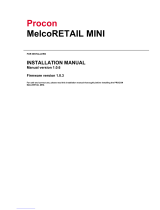 Procon MelcoRETAIL MINI Installation guide