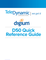 Digium D50 Quick Reference Manual