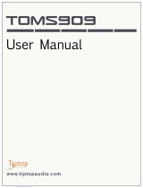 Tiptop Audio TOMS909 User manual