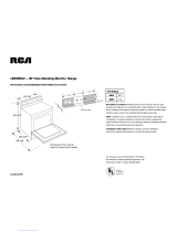 RCA LEB356GY dimensions and installation information