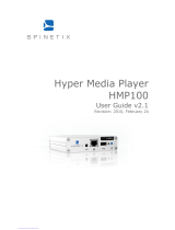 SpinetiX HMP100 User manual