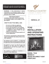 Town & Country Fireplaces TC42 Installation And Operating Instructions Manual
