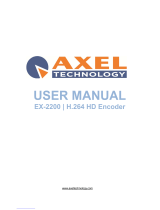 Axel EX-2200 User manual