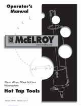 McElroy Hot Tap Tools User manual