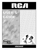 RCA VR694HF User manual
