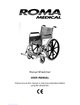Roma Medical 1415 Self Propel Wheelchair User manual