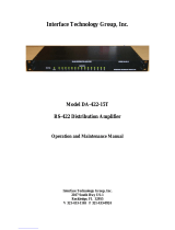 Interface Technology DA-422-15T Operation and Maintenance Manual