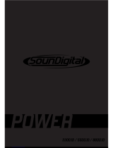 SOUNDIGITAL POWER 3300.1D Installation Instructions Manual