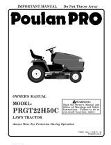 Poulan PRGT22H50C User manual