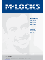 M-Locks EM2520 Mounting instructions