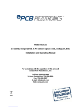 PCB Piezotronics 482A22 Installation guide