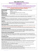 Ozone Solutions OMZ-1000-HFT Operation And Maintenance Instructions