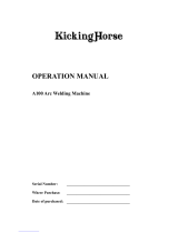 KICKING HORSE A100 Operating instructions