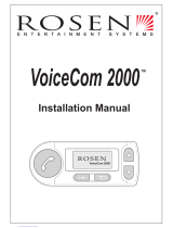 Rosen VoiceCom 2000 Installation guide