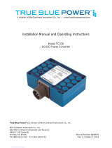 True blue power TC230 Installation Manual And Operating Instructions