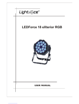 Robe LEDForce 18 exterior RGB User manual