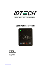ID TECH Kiosk III User manual