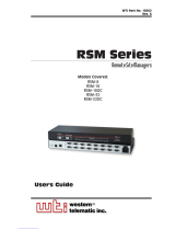 WTI RSM-16DC User manual