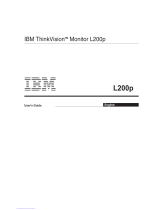 IBM ThinkVision L200p User manual