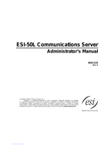 ESI 50L Administrator's Manual