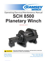 Ramsey Winch SCH-8500 Operating/Service/Maintenance Manual