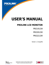 PROLINK PRO2212W User manual