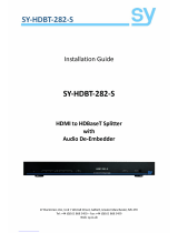 SY SY-HDBT-282-S Installation guide
