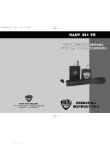 Nady 351 User manual