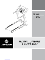 Horizon Fitness RCT 7.6 User manual