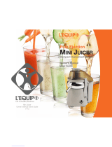 LEquip Pulp Ejection MINI JUICER Owner's Manual & User Manual