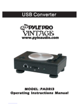 Pyle Pro Vintage PADRI3 Operating Instructions Manual