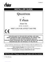 Valor Quantum & Urban 746 Installer's Manual