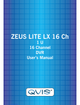 QVIS ZEUS LITE LX 16 Ch User manual