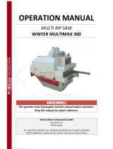 Winter MULTIMAX 300 Operating instructions