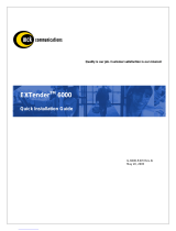 MCK EXTender 6000 Installation guide