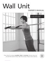 Merrithew Health & Fitness Wall Unit Owner's manual