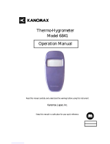 Kanomax 6841 Operating instructions