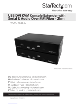 StarTech.com USB, DVI KVM Console Extender w/ Serial & Audio User manual