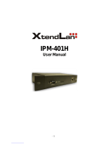 XtendLan IPM-401H User manual