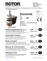 ROTOR Sanamat RSI User manual