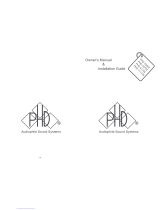 PHD PHD 4110X Owner's Manual & Installation Manual