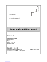 Metrodata DC3445 User manual