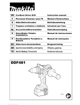 Makita DDF481 Owner's manual
