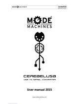 Mode Machines CerebelUSB User manual