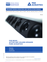 Pan Acoustics PB 24 Operating and Installation manual