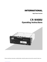 Panasonic CRW400U - AM/FM WEATHERBAND RE User manual