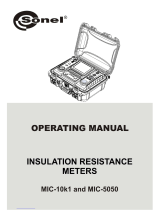 Sonel MIC-10K1 Operating instructions